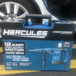 HERCULES **SDS MAX ROTARY HAMMER ** 1-9/16”**