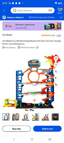 New! Hot Wheels City Garage