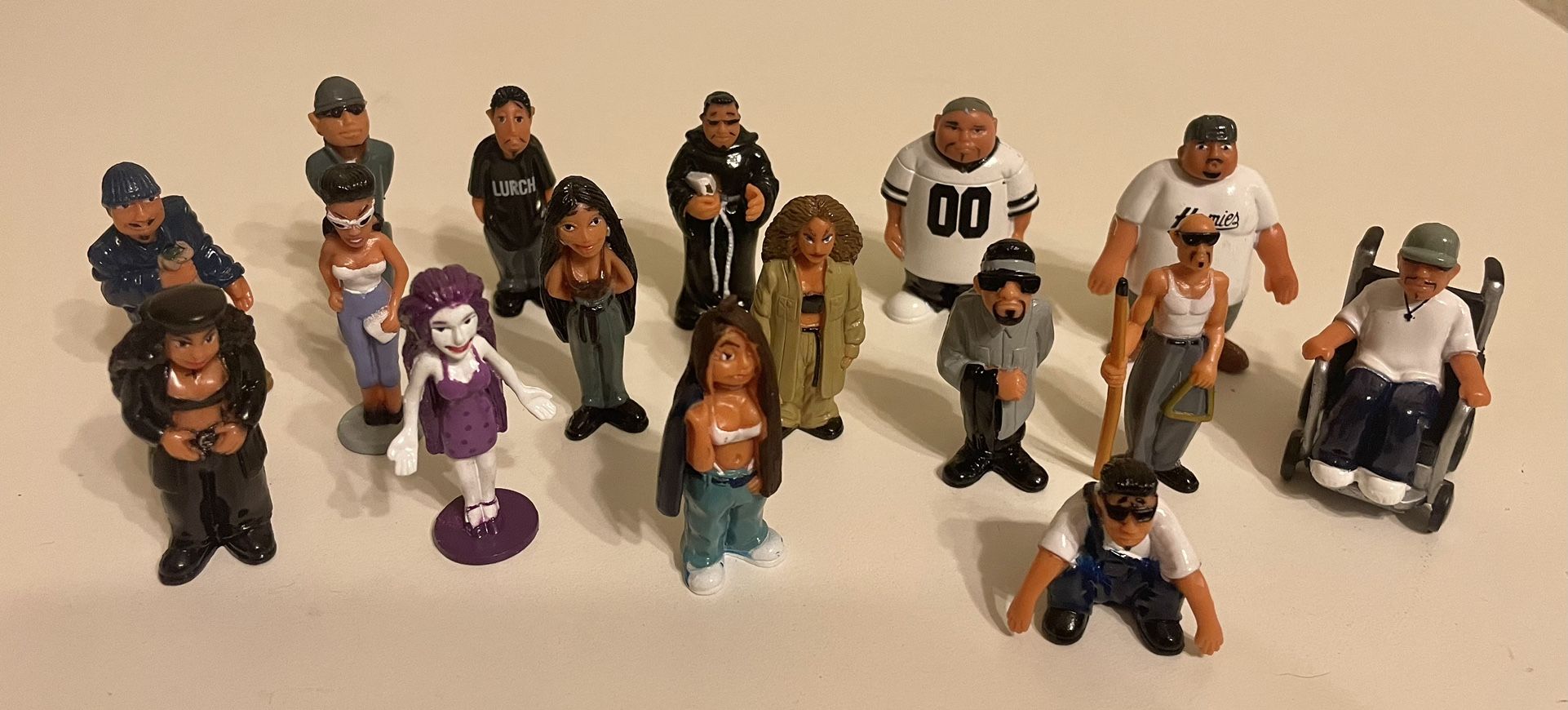 Lot Of 16 Homies Figures Series No Duplicates RARE Lil Homies Vintage 1.75”