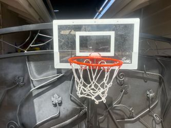 Spalding Over-the-Door Mini Basketball Hoop with Ball Net – $9 FIRM