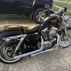 2012 Harley Davidson Sportster XL1200 Motorcycle In Great Condition And Low Mileage 