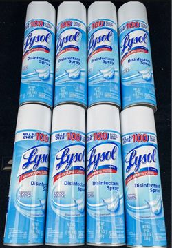 12 Available $6 Each Lysol Spray Can 19oz