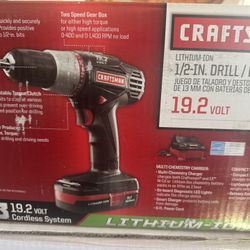 Craftsman Cordless Drill