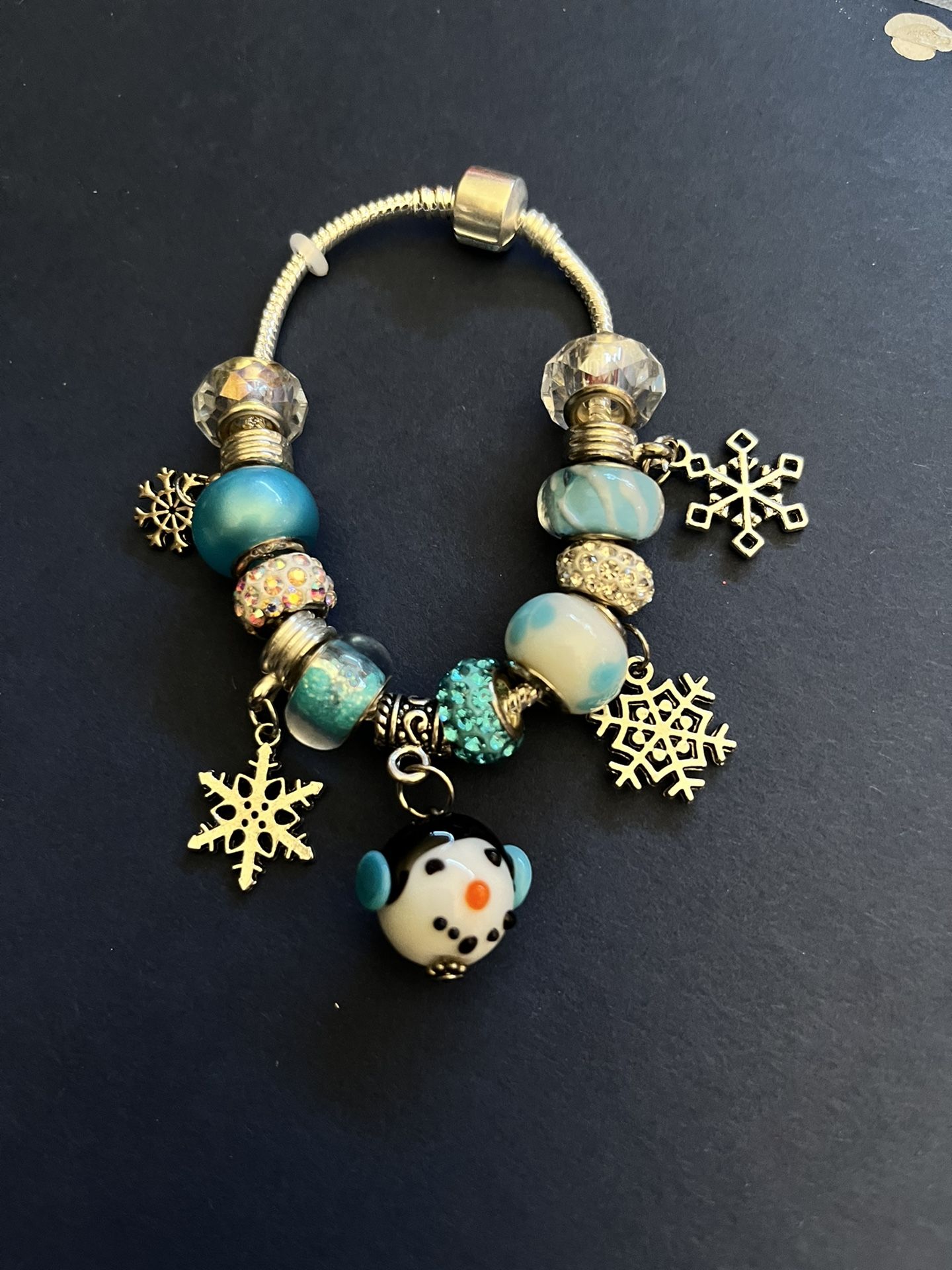 Pandora Style Christmas Charm Braclets