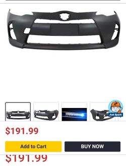 Toyota Prius c front bumper 2012-2014