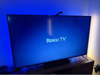 65” Element 4K Smart Roku TV w/ Govee lights and Soundbar