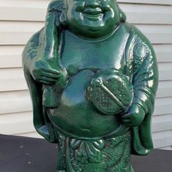 The Green Buddha Statue