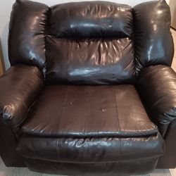 Dark Brown Recliner Sofa