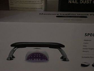 Nail dust collecter , half moon led , hand holder