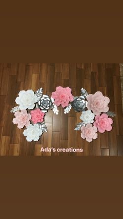 Paper flowers decoration