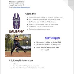 Softball lessons 
