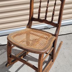 Vintage / Antique? Child Wooden Rocking Chair