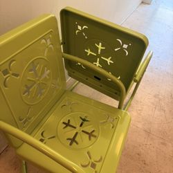 Crosley Azalea 2-Piece Retro Outdoor Chair Set Key Lime Gloss - 2 Chairs
