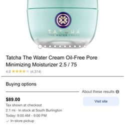 Tatcha Cream 