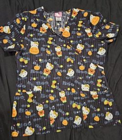 Hello Kitty Halloween Scrubs 