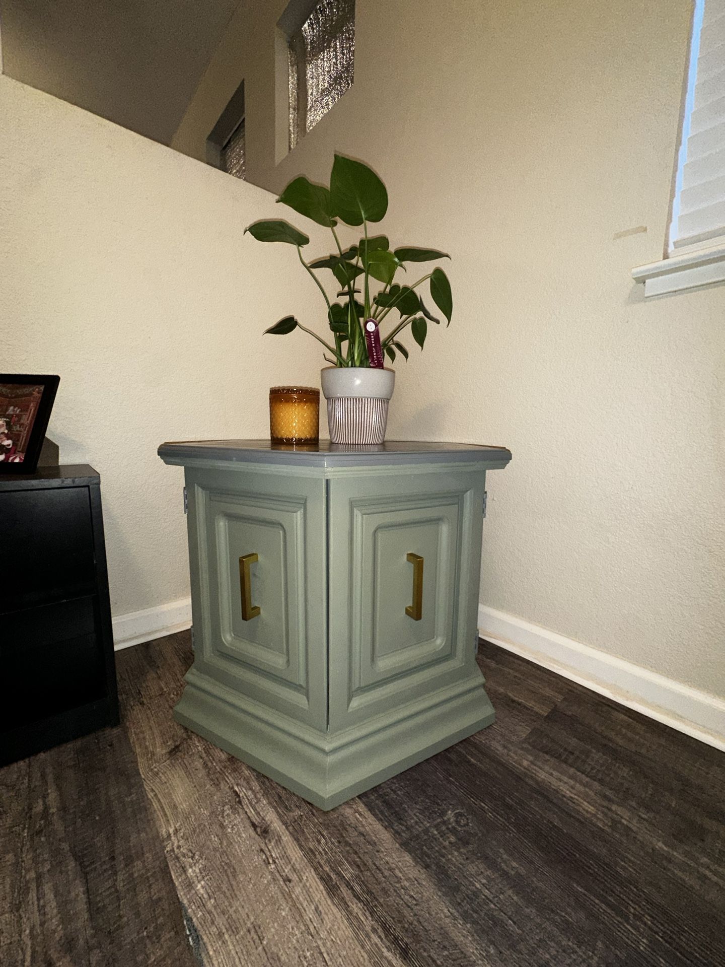 Wood End Table