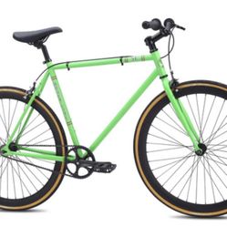  SE Draft Lite Single Speed, Size 58-59CM(Larger Size), BEAUTIFUL Green), waiting on a new saddle.  Nice bike! Just put on brand new tires/tubes from 