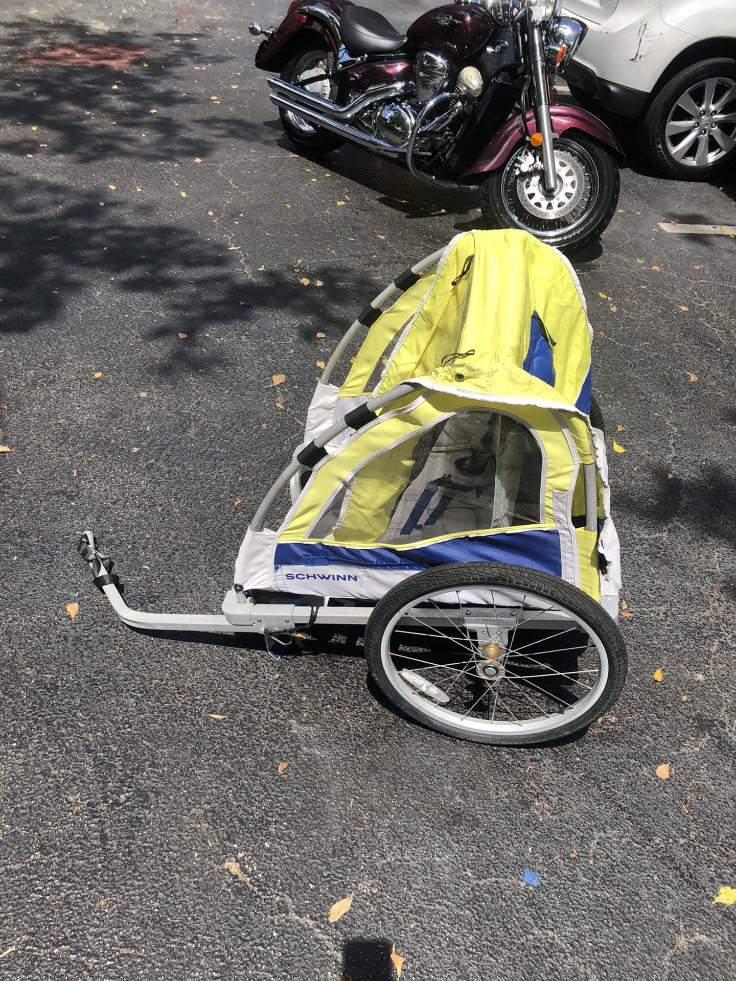 Bicycle trailer used