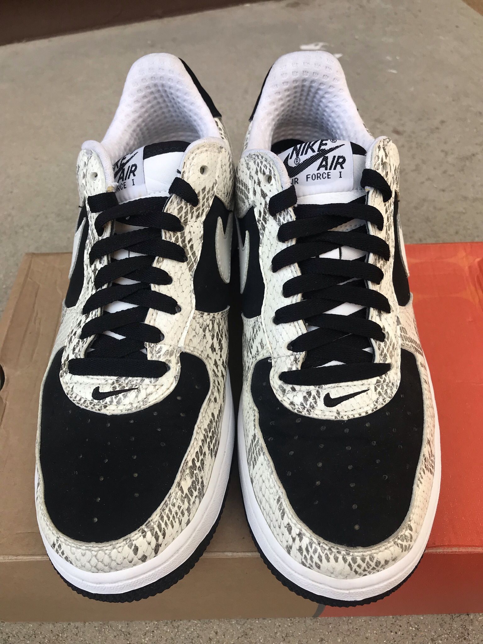 Nike Air Force 1 Low Snakeskin Cocoa Sz 8 - 2005 * Sb Dunk Force 