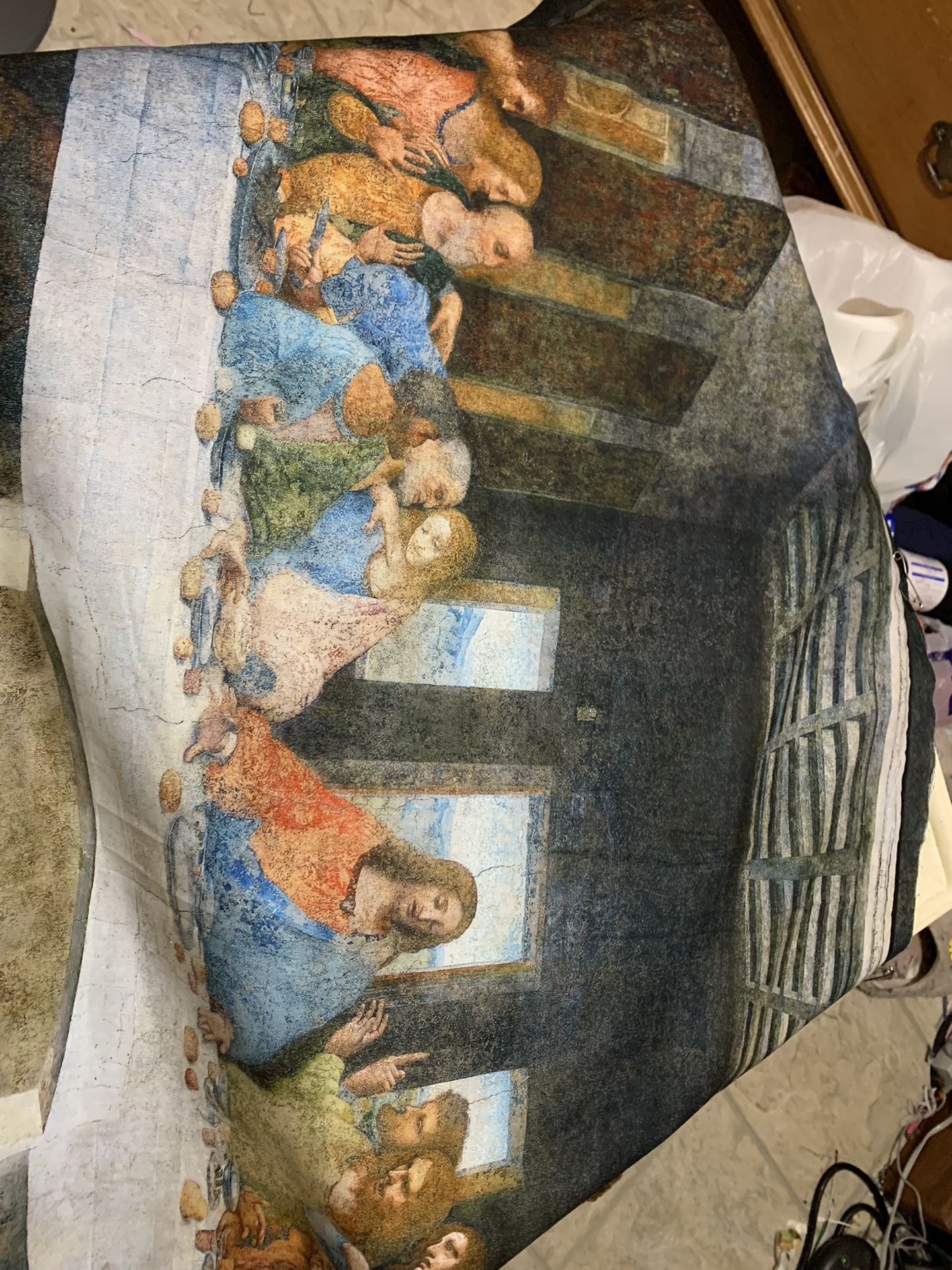 New Last Supper Fabric Throw