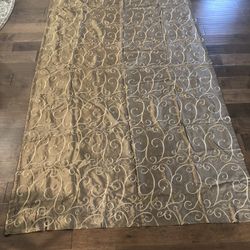 2 Panels 54”x”94 Lined and Back Tabs