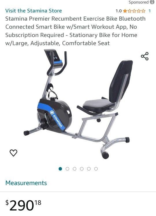 STAMINA STATIONARY BIKE 