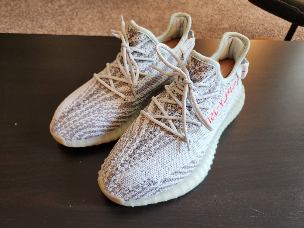 $80 OBO US Men's Size 8 Adidas Yeezy Boost 350 "Blue Tint" Prime Knit.