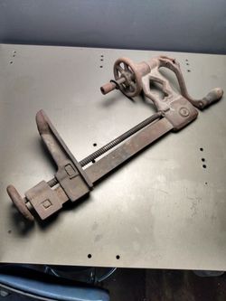 Antique drill press