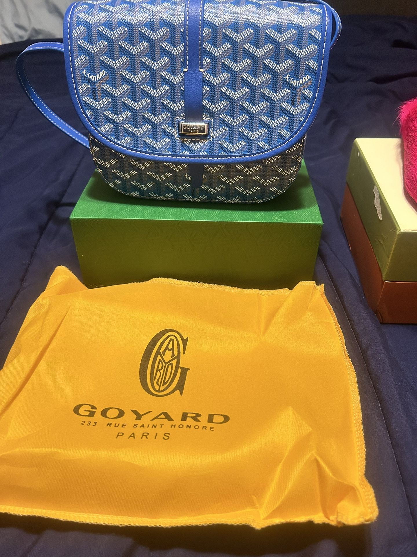 Goyard Belvedere PM Blue