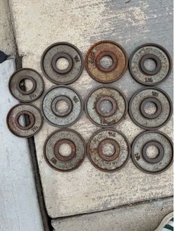 IVANKO 2.5 and 1.25LB Olympic Weights