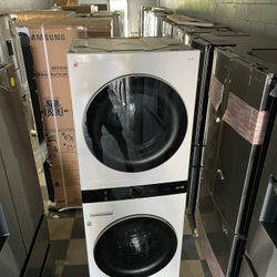 LG Wash Tower New Open Box White