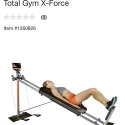Total Gym X Force Trainer Exercise Machine
