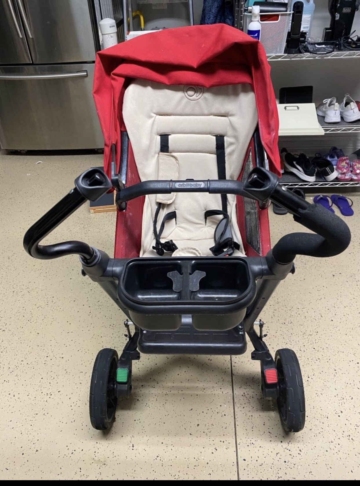 Orbit Baby Stroller - Red - Car seat included