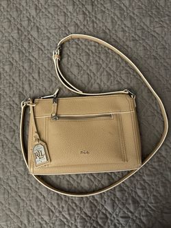 Tan Ralph Lauren cross body bag