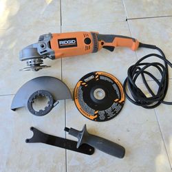 RIDGID 15 Amp corded 7in. Twist Handle Angle Grinder