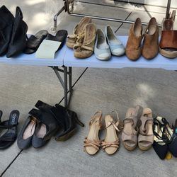 Various Style  Womens Shoes, Boots, Sandals SIZE 7 1/2  $2 PAIR