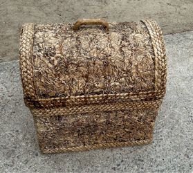 Vintage Wicker Chest