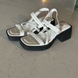 Wild Fable Black And White Heels