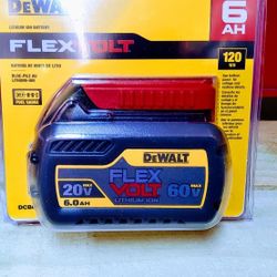 Dewalt 6ah Battery Flex Volt 