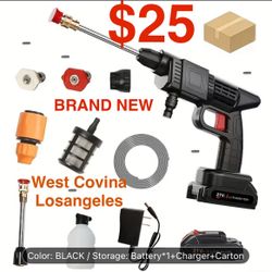 High-Pressure Water Gun, Portable Car Wash Gun, Powerful Cleaning, for Cars And Gardens