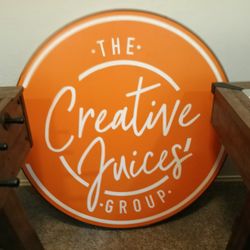 Huge Sign From The Creative Juices Group