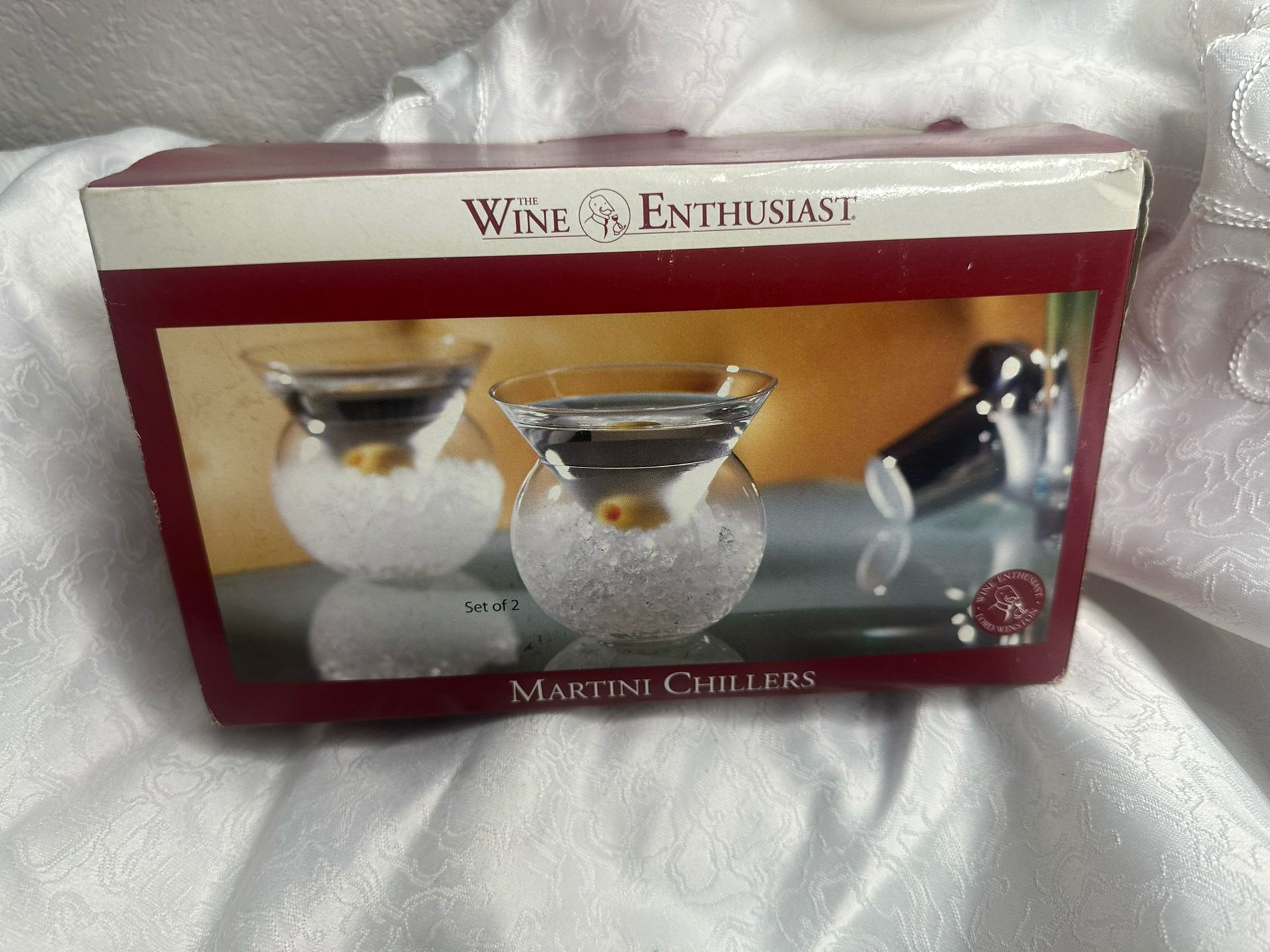 The Wine Enthusiast Martini Chiller Set Of Two