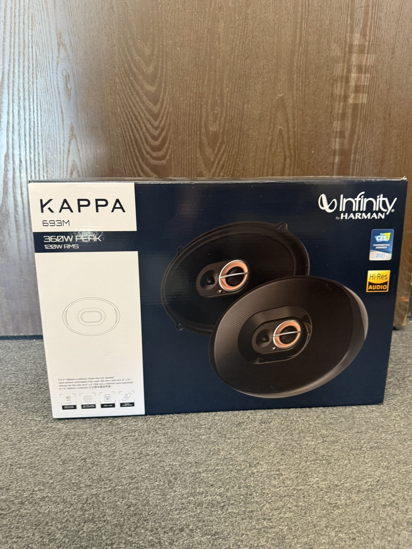Infinity Kappa 693M 6”x9” 3-way Car Audio Speakers