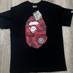 Red Camo Bape Shirt 