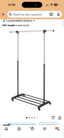 Adjustable garment Rack