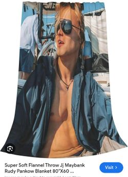 NEW JJ From Outer Banks Fleece Throw Blanket 