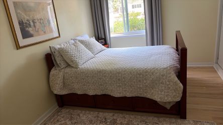 Full/twin size trundle bed
