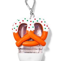 CHRISTMAS PRETZEL SANITIZER HOLDER 