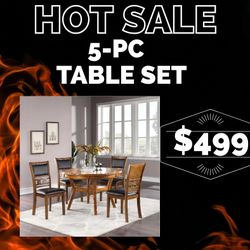 5 Pc Round Table Set 