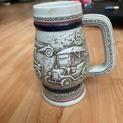 budweiser avon beer mug